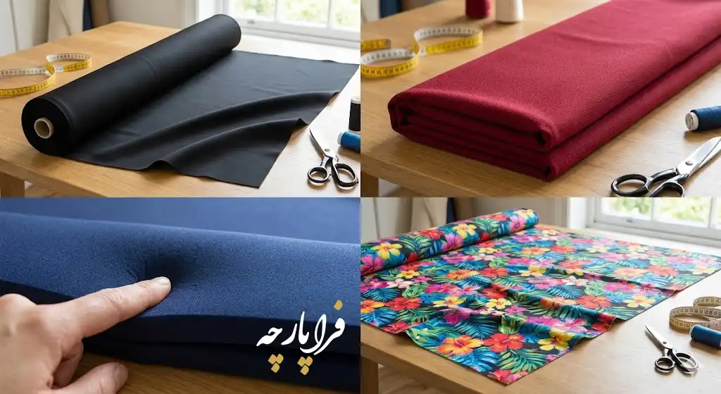 آشنایی با انواع مدل پارچه غواصی؛ کدام نوع برای دوخت لباس شما مناسب‌تر است، فراپارچه