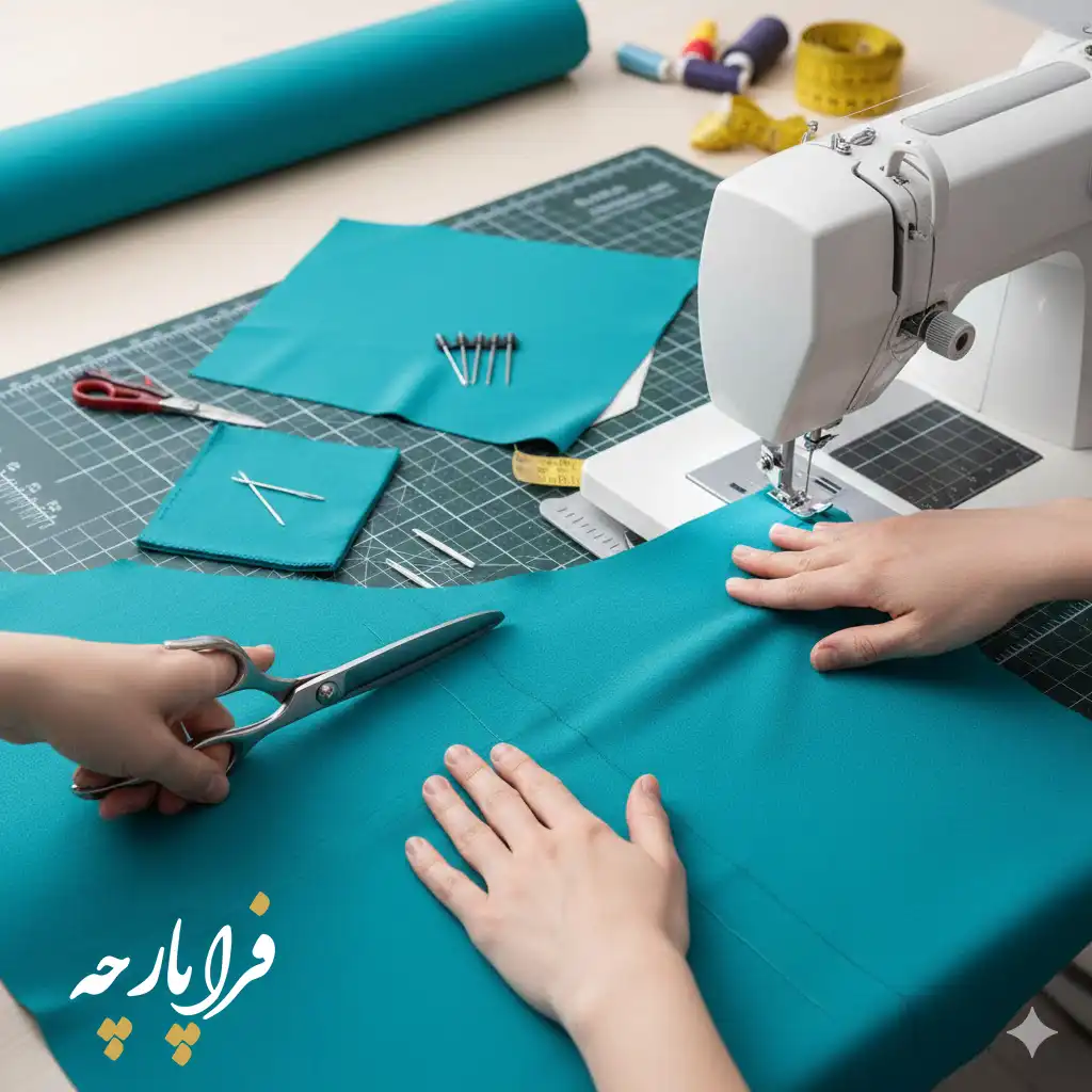 نکات مهم در دوخت و برش پارچه غواصی، فراپارچه