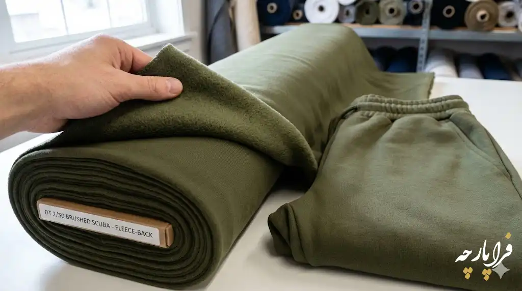 غواصی پشت کُرک (Brushed Scuba)، فراپارچه